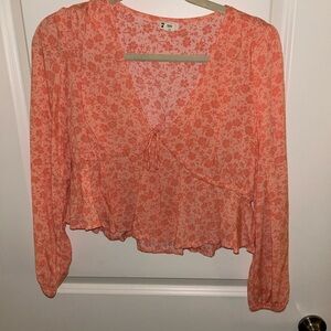 Billabong Coral Floral Blouse